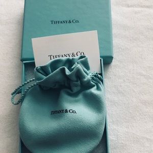 Tiffany and Co empty bracelet box & drawstring bag